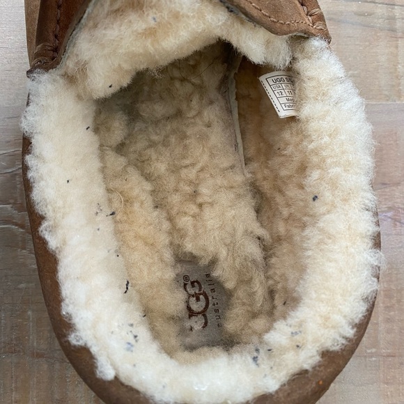 UGG MEN loafers leather genuine sheepskin slip ons - Picture 11 of 12